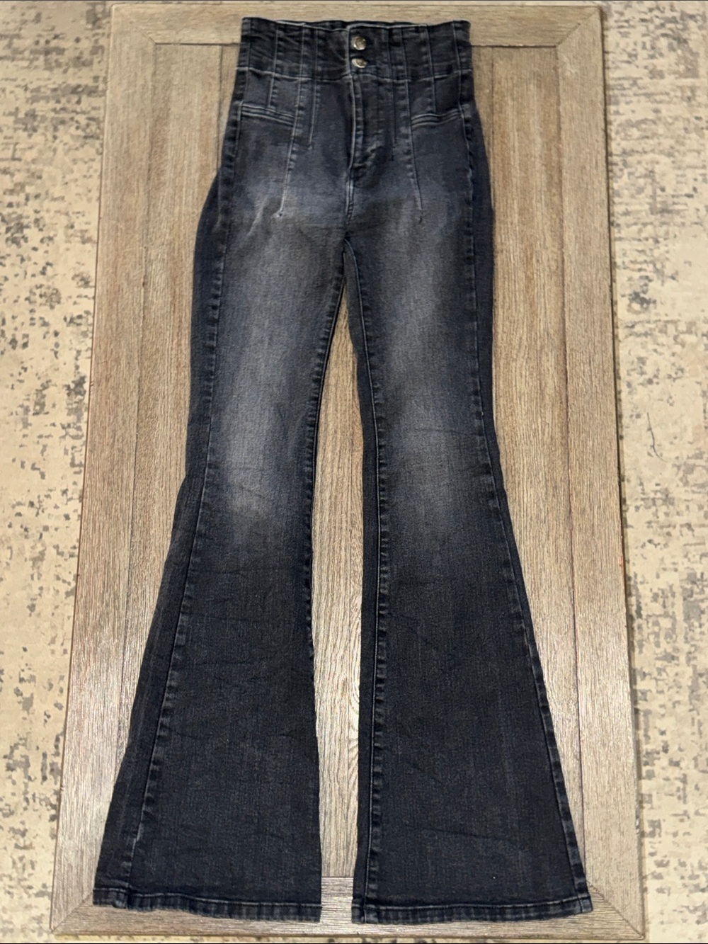 We The Free Jayde Flare Jeans Onyx Black